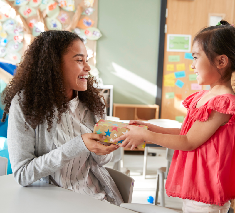 dag van de leraar cadeau lerares